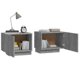 NNEVL Bedside Cabinet Grey Sonoma 100x35x40 cm Engineered Wood