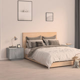 NNEVL Bedside Cabinet Grey Sonoma 100x35x40 cm Engineered Wood