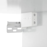 NNEVL 3 Piece Bathroom Furniture Set High Gloss White