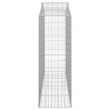 NNEVL Arched Gabion Basket 200x50x140/160 cm Galvanised Iron