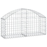 NNEVL Arched Gabion Basket 100x30x40/60 cm Galvanised Iron
