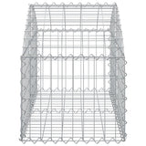 NNEVL Arched Gabion Basket 100x50x40/60 cm Galvanised Iron