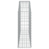 NNEVL Arched Gabion Basket 150x30x80/100 cm Galvanised Iron