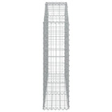 NNEVL Arched Gabion Basket 150x30x100/120 cm Galvanised Iron