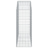 NNEVL Arched Gabion Basket 150x50x120/140 cm Galvanised Iron