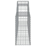 NNEVL Arched Gabion Basket 300x30x60/80 cm Galvanised Iron
