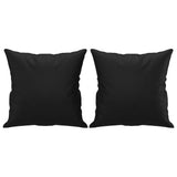 NNEVL 3-Seater Sofa with Pillows and Cushions Black 180 cm Faux Leather