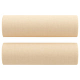 NNEVL 4 Piece Sofa Set with Throw Pillows&Cushions Cream Fabric