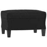 NNEVL 3 Piece Sofa Set with Pillows&Cushions Black Faux Leather