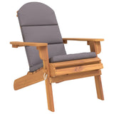 NNEVL 3 Piece Adirondack Garden Lounge Set Solid Wood Acacia