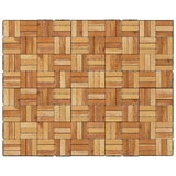 NNEVL Decking Tiles 20 pcs 30x30 cm Solid Wood Teak
