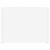 NNEVL Coffee Table White 80x50x36 cm Engineered Wood