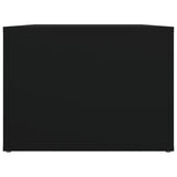 NNEVL Coffee Table Black 80x50x36 cm Engineered Wood
