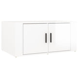 NNEVL Coffee Table High Gloss White 80x50x36 cm Engineered Wood