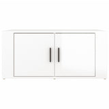 NNEVL Coffee Table High Gloss White 80x50x36 cm Engineered Wood