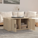 NNEVL Coffee Table Sonoma Oak 80x50x36 cm Engineered Wood