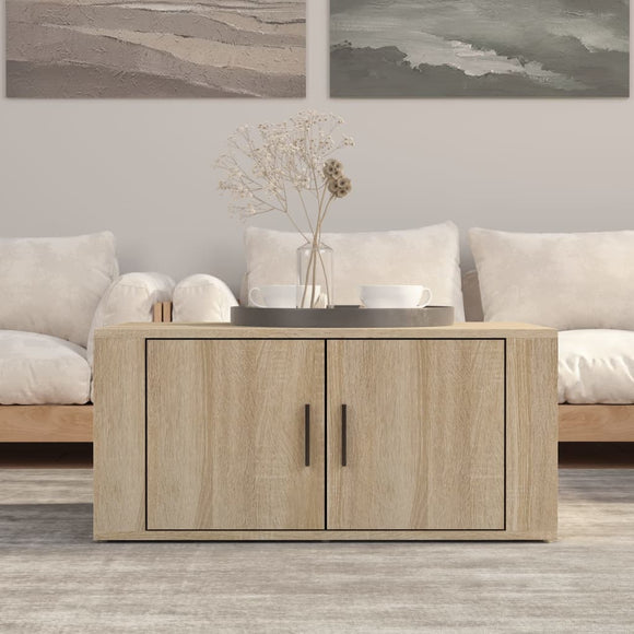 NNEVL Coffee Table Sonoma Oak 80x50x36 cm Engineered Wood