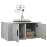 NNEVL Coffee Table Concrete Grey 80x50x36 cm Engineered Wood
