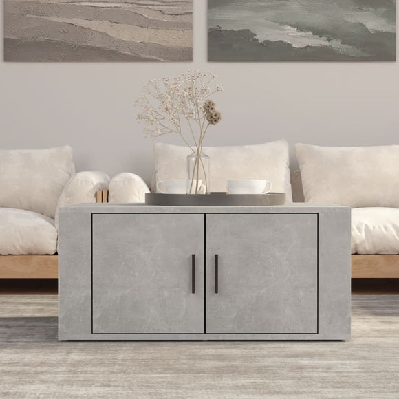 NNEVL Coffee Table Concrete Grey 80x50x36 cm Engineered Wood