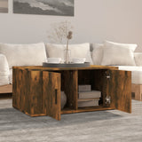 NNEVL Coffee Table Smoked Oak 80x50x36 cm Engineered Wood