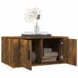 NNEVL Coffee Table Smoked Oak 80x50x36 cm Engineered Wood
