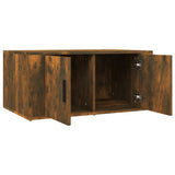 NNEVL Coffee Table Smoked Oak 80x50x36 cm Engineered Wood