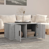 NNEVL Coffee Table Grey Sonoma 80x50x36 cm Engineered Wood