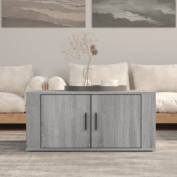 NNEVL Coffee Table Grey Sonoma 80x50x36 cm Engineered Wood