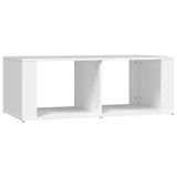 NNEVL Coffee Table White 100x50x36 cm Engineered Wood