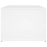 NNEVL Coffee Table White 100x50x36 cm Engineered Wood