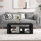 NNEVL Coffee Table Black 100x50x36 cm Engineered Wood