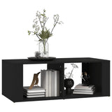 NNEVL Coffee Table Black 100x50x36 cm Engineered Wood