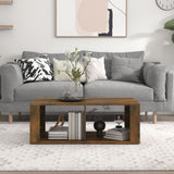 NNEVL Coffee Table Smoked Oak 100x50x36 cm Engineered Wood