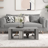 NNEVL Coffee Table Grey Sonoma 100x50x36 cm Engineered Wood