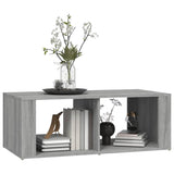 NNEVL Coffee Table Grey Sonoma 100x50x36 cm Engineered Wood