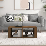 NNEVL Coffee Table Brown Oak 100x50x36 cm Engineered Wood