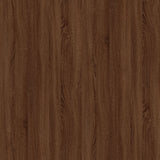 NNEVL Coffee Table Brown Oak 80x50x40 cm Engineered Wood
