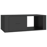 NNEVL Coffee Table Black 100x50.5x35 cm Engineered Wood