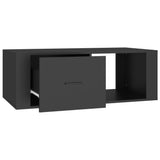 NNEVL Coffee Table Black 100x50.5x35 cm Engineered Wood