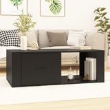 NNEVL Coffee Table Black 100x50.5x35 cm Engineered Wood