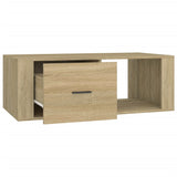 NNEVL Coffee Table Sonoma Oak 100x50.5x35 cm Engineered Wood