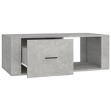 NNEVL Coffee Table Concrete Grey 100x50.5x35 cm Engineered Wood