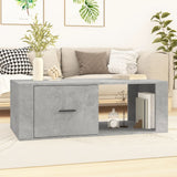 NNEVL Coffee Table Concrete Grey 100x50.5x35 cm Engineered Wood