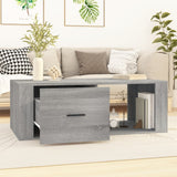 NNEVL Coffee Table Grey Sonoma 100x50.5x35 cm Engineered Wood
