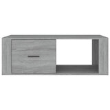 NNEVL Coffee Table Grey Sonoma 100x50.5x35 cm Engineered Wood