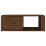 NNEVL Coffee Table Brown Oak 100x50.5x35 cm Engineered Wood