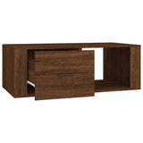 NNEVL Coffee Table Brown Oak 100x50.5x35 cm Engineered Wood
