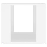 NNEVL Bedside Table White 41x40x36 cm Engineered Wood
