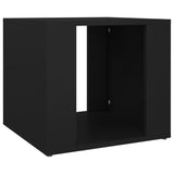 NNEVL Bedside Table Black 41x40x36 cm Engineered Wood
