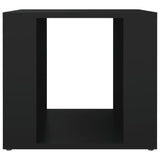 NNEVL Bedside Table Black 41x40x36 cm Engineered Wood
